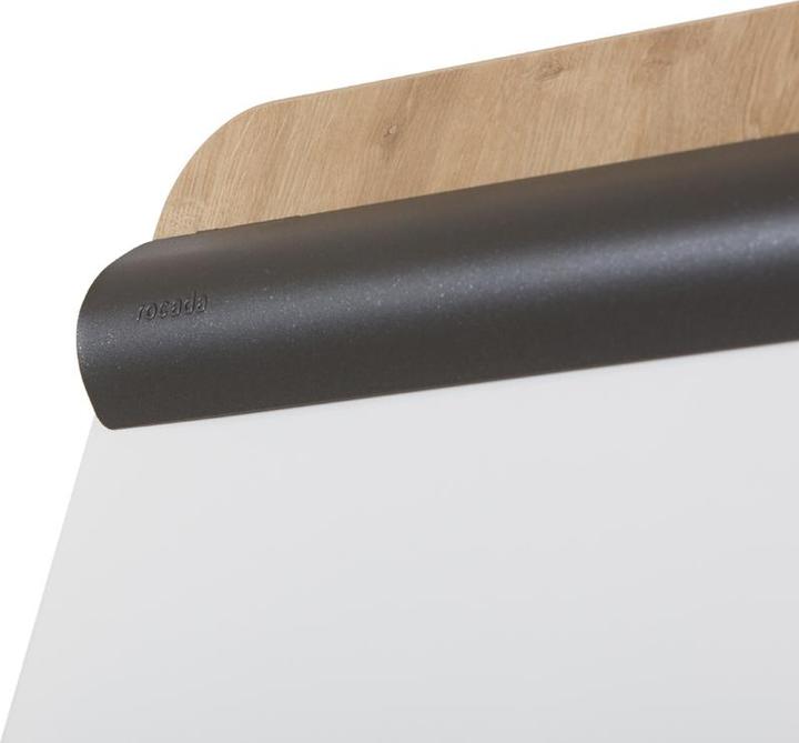 Actual product image Rocada Flipchart table, magnetic, 69x99 cm, wood look