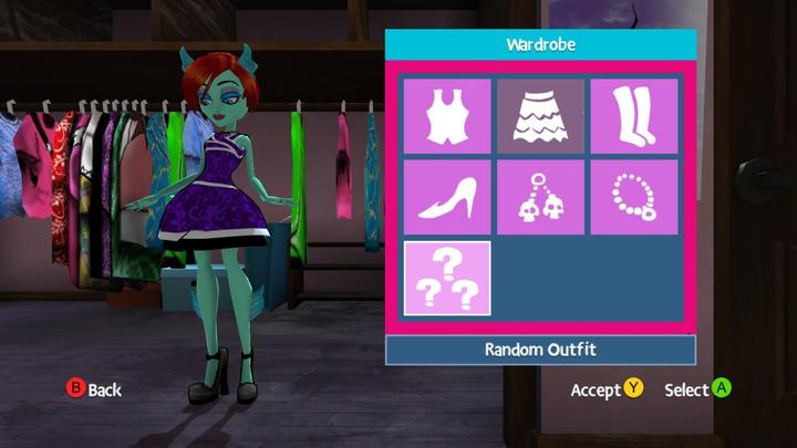 Actual product image Bandai Namco Monster High: A New School Monster - Standard Edition - Nintendo Wii (Wii)
