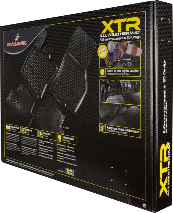 Actual product image Walser Rubber Mats XTR for Renault Kadjar (HA, HL) 06/2015-2018 (2 front mats + 2 rear mats)