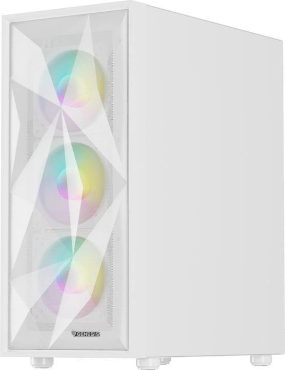 Actual product image Genesis Obudowa Diaxid 605 ARGB biała (NPC-2173) (mATX, ATX, Mini-ATX)