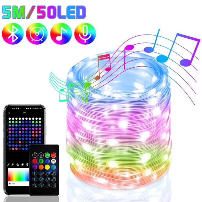 Produktbild MU Classic Holly Series Smart Bluetooth Lichterkette (5 m)