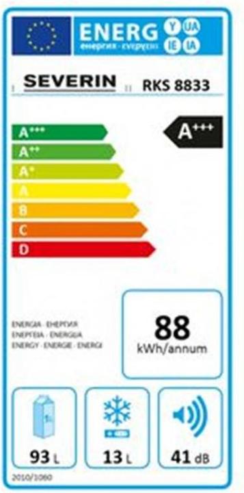 Energie-Label Severin RKS 8830 (108 l)