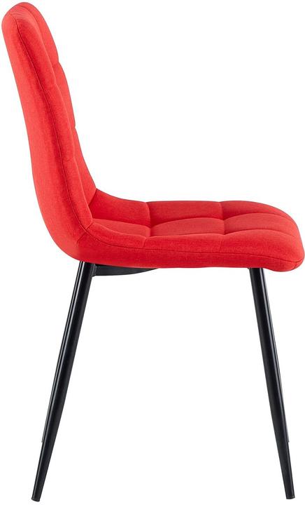 Image du produit Swisshandel24 Set de 4 chaises Antibes Tissu