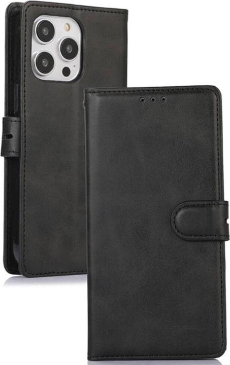 Produktbild Cover-Discount iPhone 15 Pro - Premium Handyhülle Etui schwarz (Apple iPhone 15 Pro)