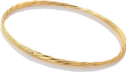 Hot Diamonds Solid gold-plated bracelet with Jac Jossa Soul DL640 diamond