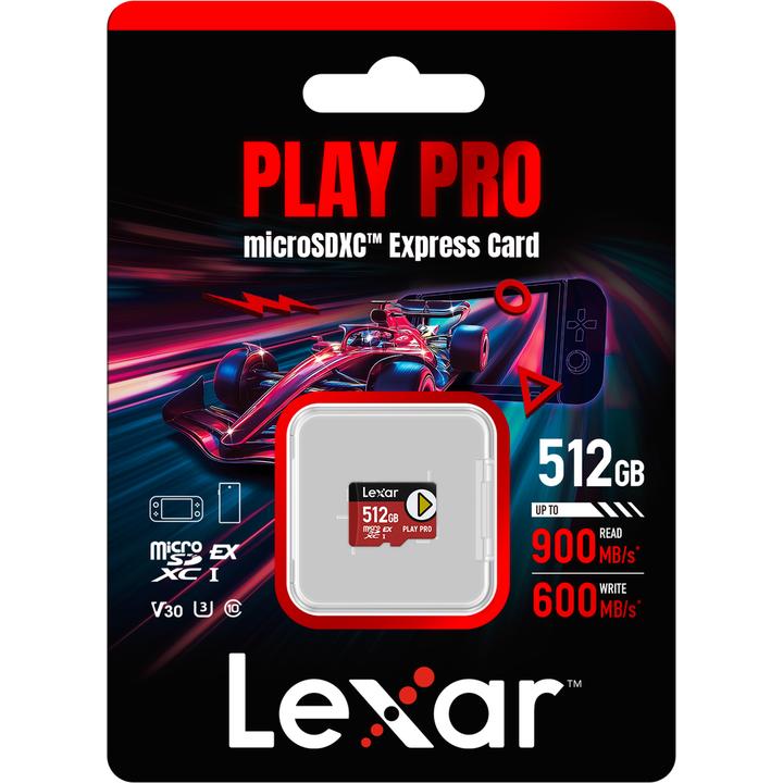 Produktbild Lexar Play Pro (512 GB, microSD Express, U1, UHS-I)