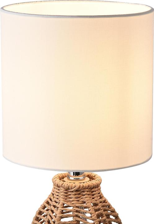 Produktbild Lux.Pro Tischleuchte Alfreton Weiss (E14)