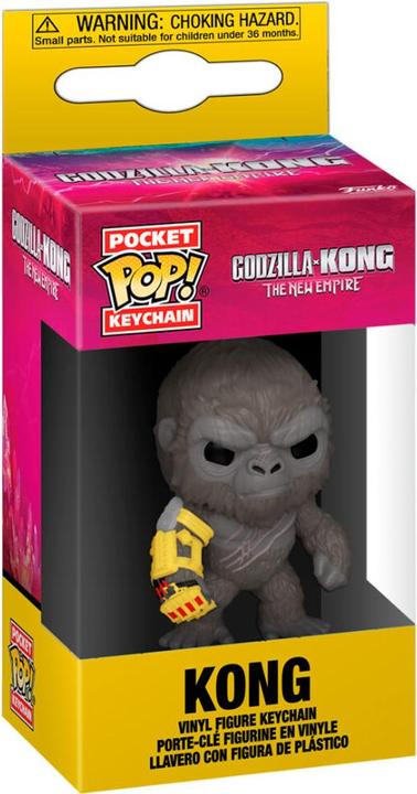Produktbild Funko Godzilla vs. Kong 2 POP! Vinyl Schlüsselanhänger 4 cm Kong w/Mechanical Arm Display (1)