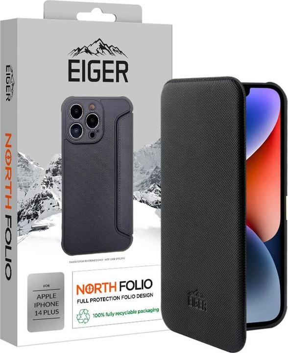 Actual product image Eiger North Folio Bookcase (Apple iPhone 14 Plus)