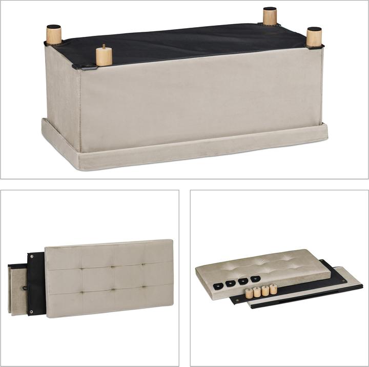 Produktbild Relaxdays Sitzbank (76 cm)