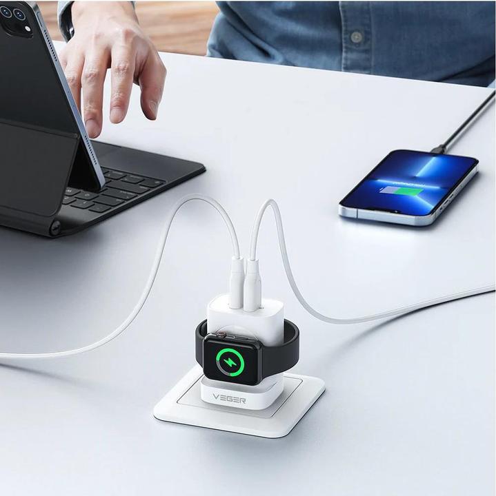 Produktbild Veger W002E Ladegerät PD20W + 2.5W Wireless (25 W)