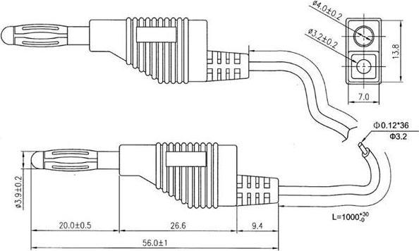 Actual product image Velleman TLM8G Test leads100cm