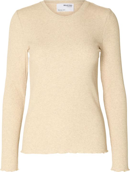 Immagine prodotto Selected Femme Top a coste con maniche lunghe (XL)