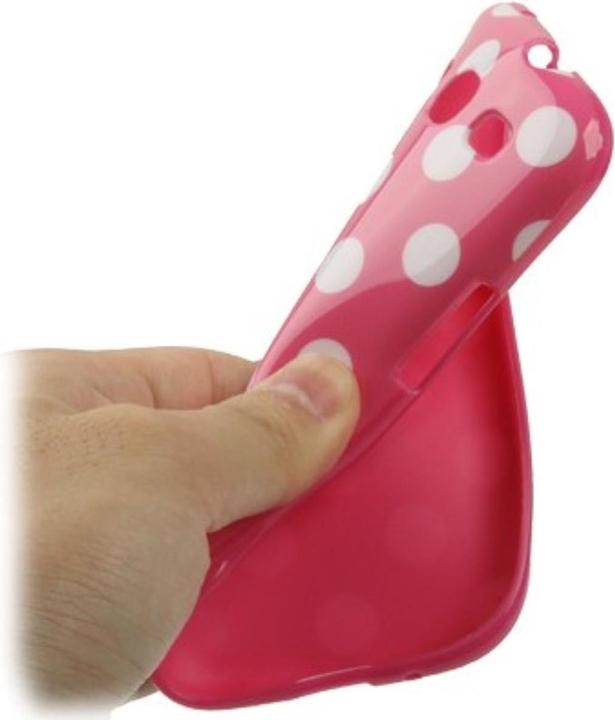 Produktbild König Design Schutzhülle TPU Case für Handy Samsung I9300 Galaxy S3 Rosa / Weiss (Samsung Galaxy S3, Samsung Galaxy S3 Neo)