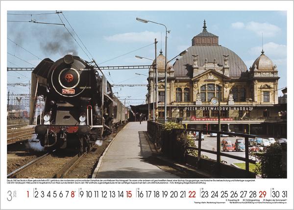 Actual product image Faszinierende Eisenbahnen 2026 (42 x 30 cm, Hardcover, German)