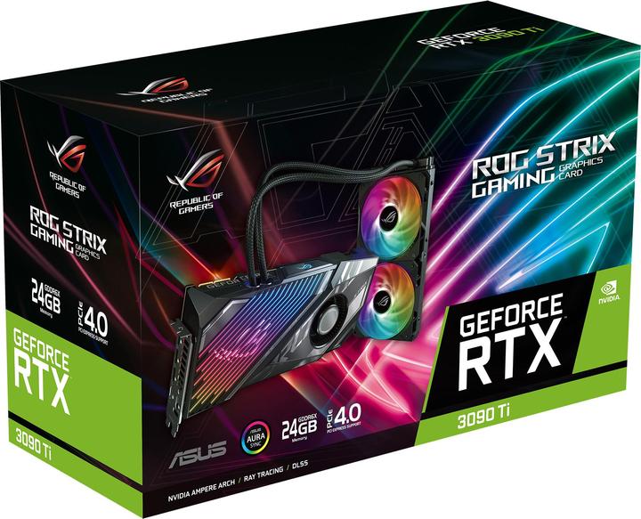 Produktbild ASUS GeForce ROG STRIX LC RTX 3090 Ti 24G GAMING (24 GB)