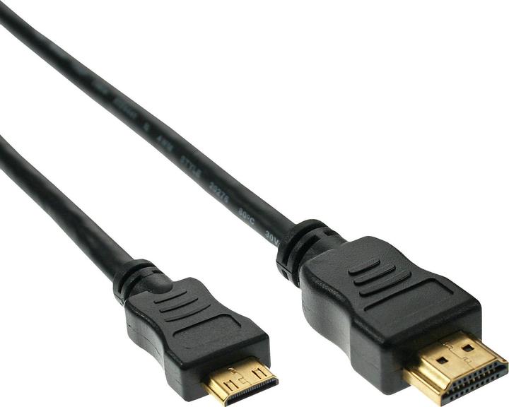 Actual product image InLine mini HDMI (Typ C) — HDMI (Typ A) (5 m, HDMI)