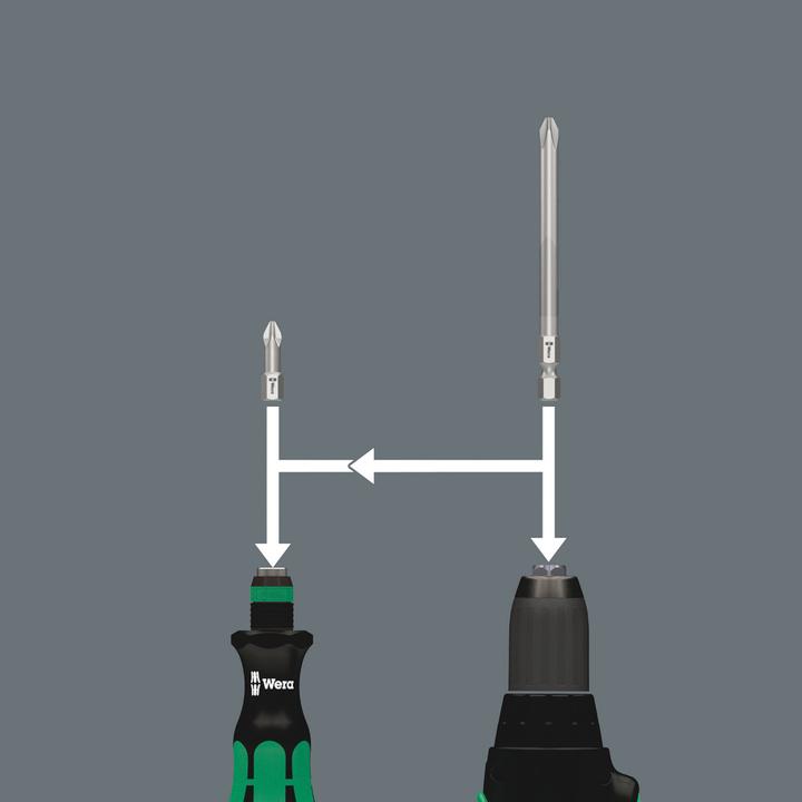 Image du produit Wera Visseuse combinée (PH, 1/4", 5/16", 1/2", 1", 3/8", PZ, 3/4")