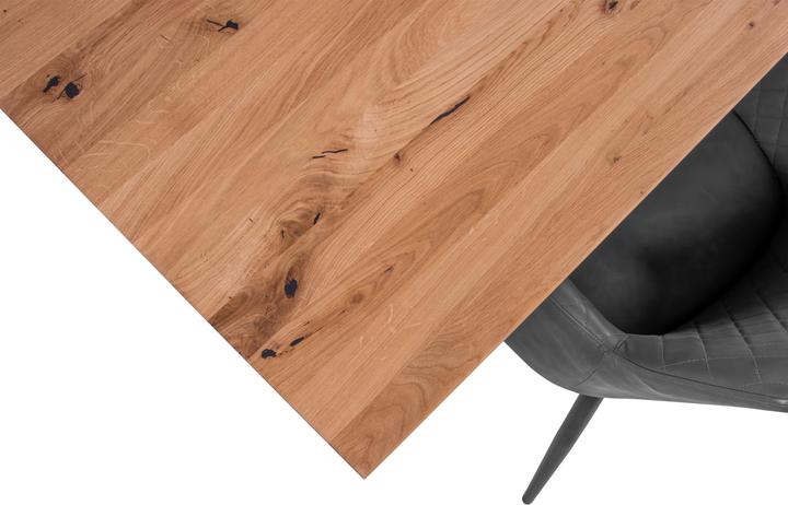 Produktbild SAM LOTTE Schweizer Kante massiv Eiche (200 x 100 x 77 cm)