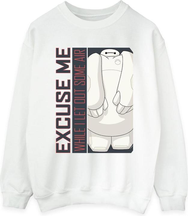 Disney Big Hero 6 Baymax Excuse Me Some Air Sweatshirt (M)
