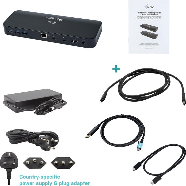 Image du produit i-tec Tb3hdmiplusxit (Thunderbolt, 1 Ports)