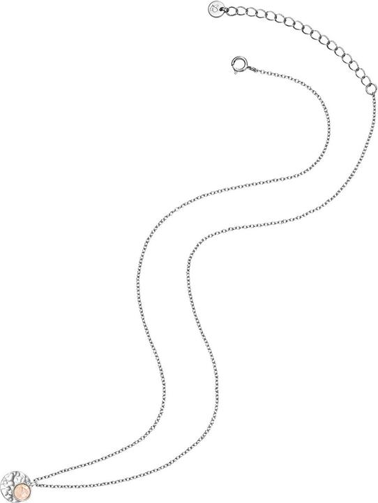 Produktbild Glanzstücke München Damen Kreis Sterling Silber Rosenquarz silber 40,0 cm Basiskette + 5,5 cm Verlängerung - 31368 (Sterling Silber, 40 - 45 cm)
