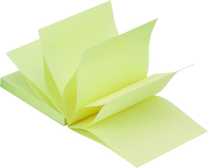 Image du produit Q-Connect Papillons adhésifs Z-Quick Notes jaune (76 x 76 mm)