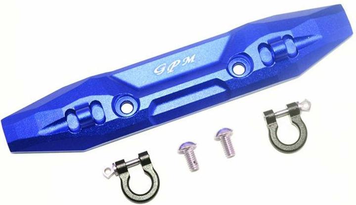 Immagine prodotto GPM paraurti anteriore in alluminio con anelli a D blu trx 1/10 e-revo