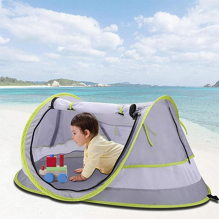 Image du produit ASMI Tente de plage pop-up pour bébé avec protection solaire UPF 50 (Tente de plage)