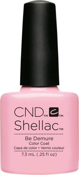 Actual product image CND Shellac - Color Coat Be Demure (Rose, UV gel varnish)