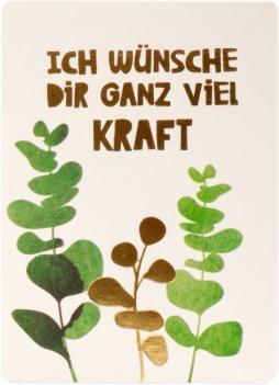 Immagine prodotto Good Old Friends Bierfilz Postkarten "Ich wünsche Dir ganz viel Kraft" von