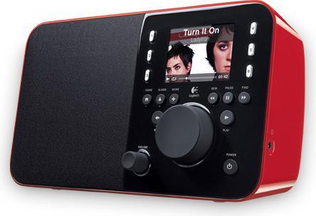 Logitech Squeezebox Radio, rot (Stromversorgung über USB)