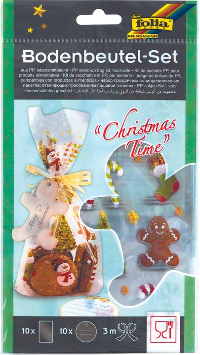 Produktbild Folia Geschenktüten Cellophan Chr. Time (10 x)