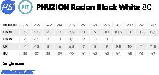 Actual product image Powerslide Radon black/white, 4x80mm (37)