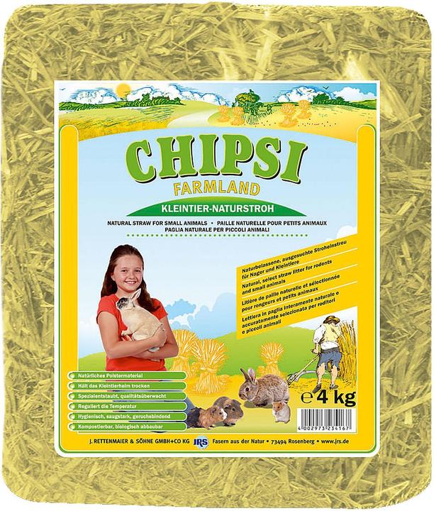 Chipsi Farmland Natural straw (4 kg, Bedding)