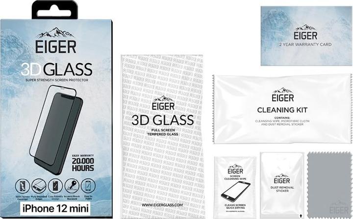 Produktbild Eiger Mountain Glass Clear Edge (1 Stück, Apple iPhone 12 mini)