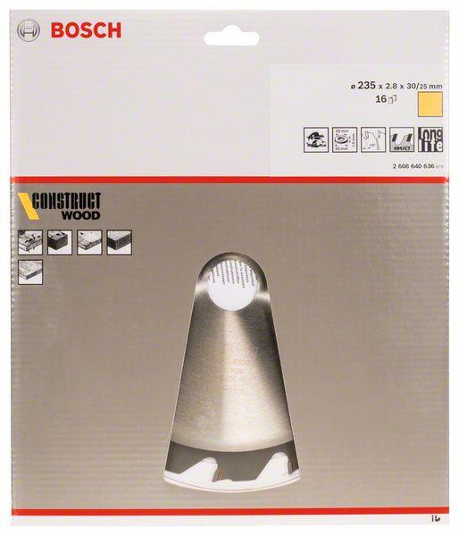 Produktbild Bosch Professional Zubehör PRO Construct Wood Kreissägeblatt, 235 x 2,8 x 30 mm