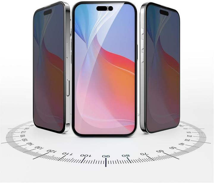 Productafbeelding 4smarts Tweede glas privacy (1 Stuk, Apple iPhone 16)