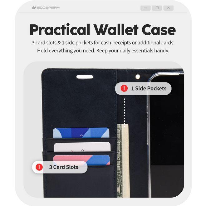 Actual product image Goospery Bluemoon Diary MagSafe Series (Apple iPhone 16 Pro Max)