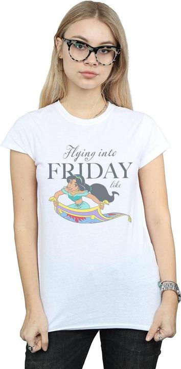 Immagine prodotto Disney Princess Jasmine Flying Into Friday Like Maglietta Donna (L)