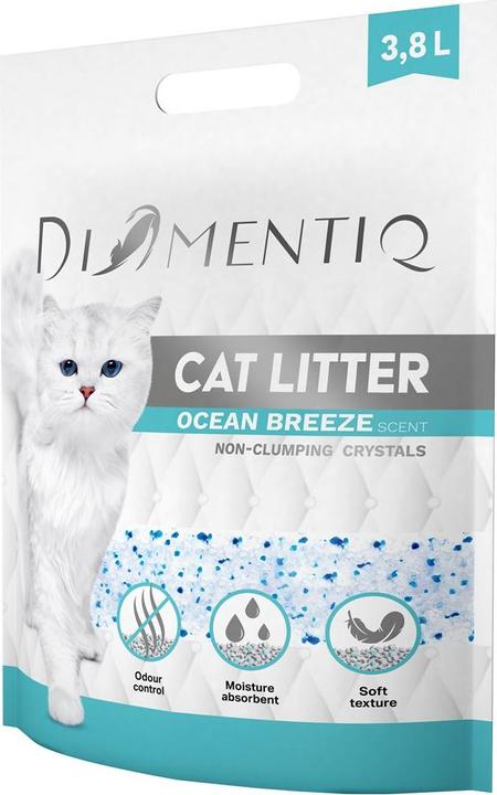 Actual product image Diamentiq Ocean Breeze - Cat litter - 3 8 l (1.50 kg)