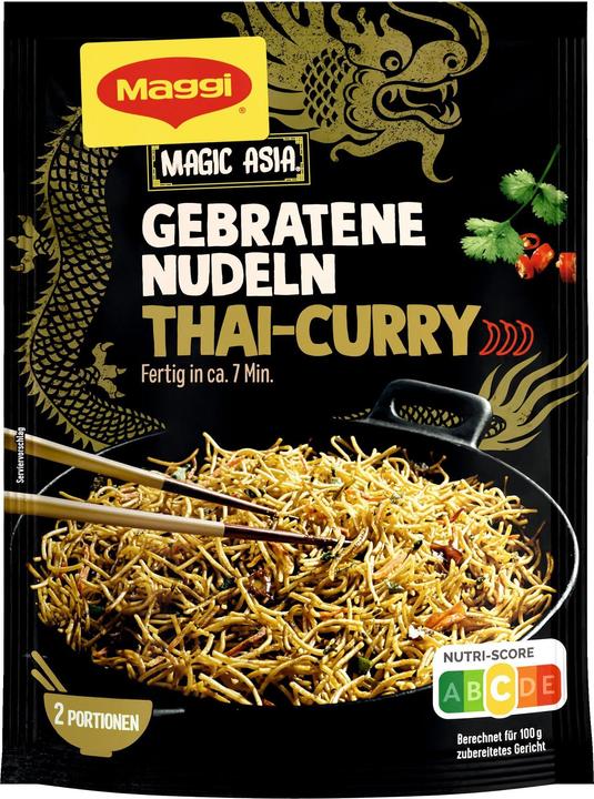 Produktbild Maggi MAGIC ASIA Gebratene Nudeln Thai Curry (130 g)