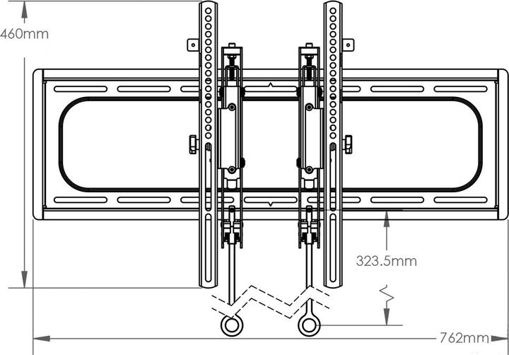 Immagine prodotto Sanus Vlt6 (Muro, 90", 68 kg)