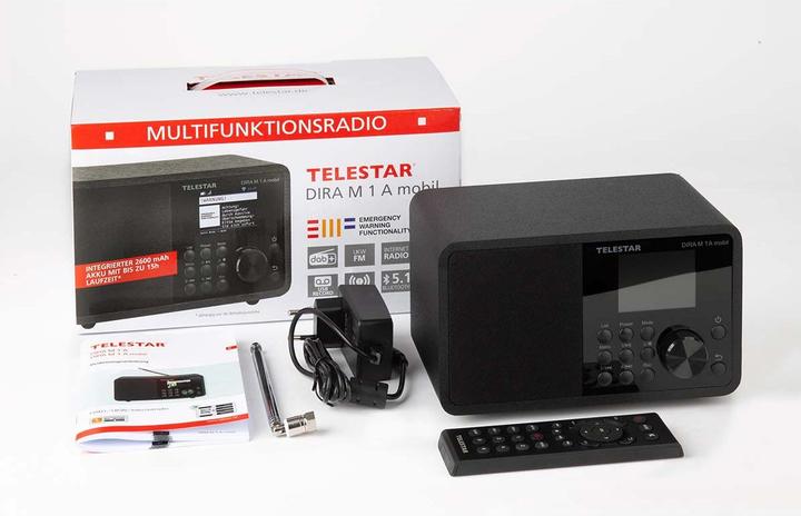 Produktbild Telestar DIRA M 1 A mobil (FM, DAB+, UKW, Internetradio, WLAN, Bluetooth)