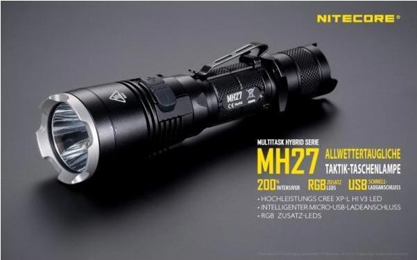 Produktbild Nitecore Mh27 (15.40 cm, 1000 lm)