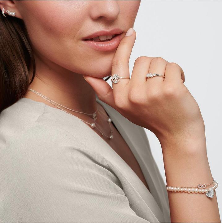 Immagine prodotto Thomas Sabo Anello di perle modern chic (54, 925 Argento)