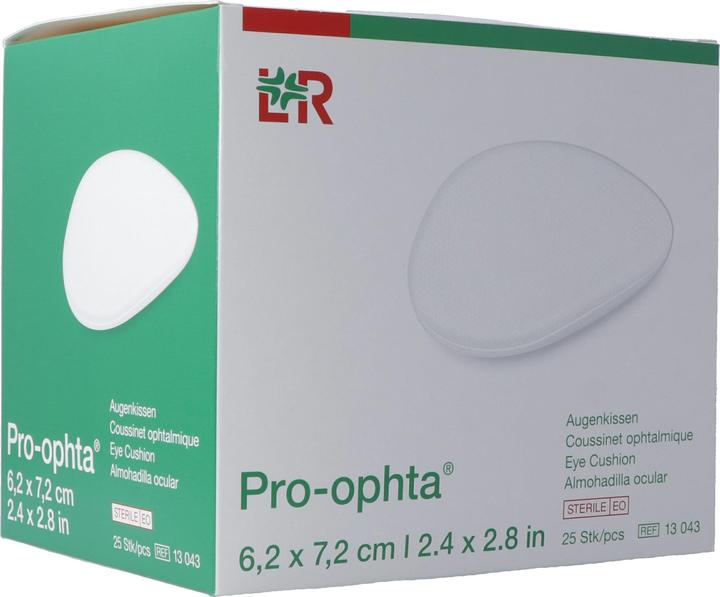 Pro Ophta Augenkissen 6.2x7.2cm steril (25 x)