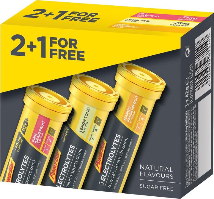 Powerbar 5 Electrolytes Tab (Multiflavour, 3 x)