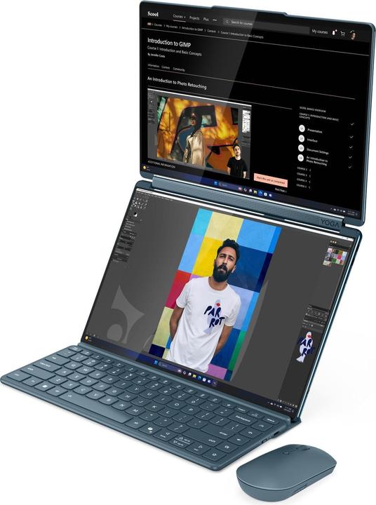 Immagine prodotto Lenovo Yoga Book 9 (14", Intel Core Ultra 7 255H, 32 GB, 1000 GB, DE)