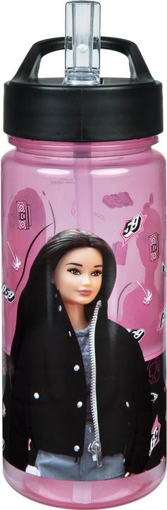 Actual product image Scooli Barbie 500 ml drinking bottle, pink/black (0.50 l)
